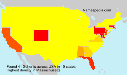 Surname Scherlis in USA Surname Scherlis in USA