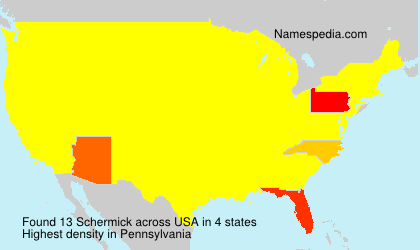 Surname Schermick in USA Surname Schermick in USA