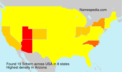Surname Schern in USA Surname Schern in USA