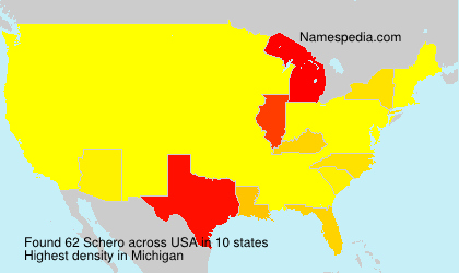 Surname Schero in USA Surname Schero in USA