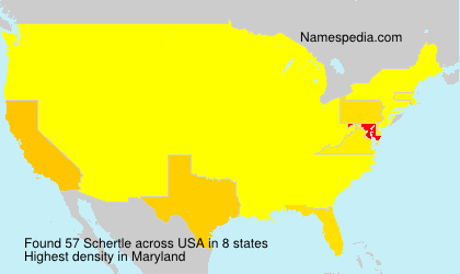 Surname Schertle in USA Surname Schertle in USA