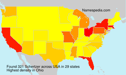 Surname Schertzer in USA Surname Schertzer in USA