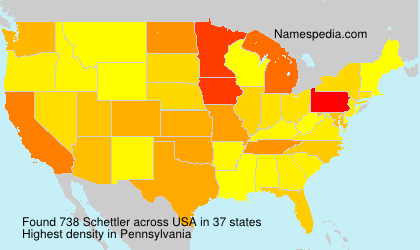 Surname Schettler in USA Surname Schettler in USA
