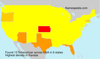 Surname Scheuchzer in USA Surname Scheuchzer in USA