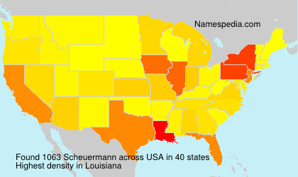 Surname Scheuermann in USA Surname Scheuermann in USA