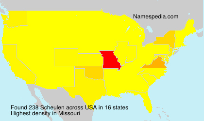 Surname Scheulen in USA Surname Scheulen in USA