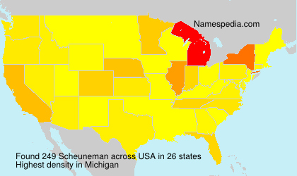 Surname Scheuneman in USA Surname Scheuneman in USA