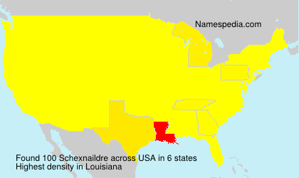 Surname Schexnaildre in USA Surname Schexnaildre in USA
