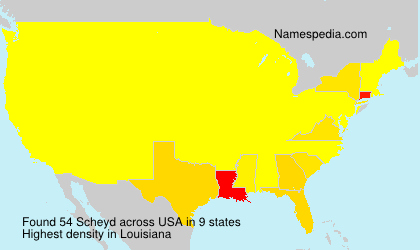 Surname Scheyd in USA Surname Scheyd in USA