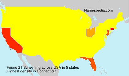 Surname Scheyhing in USA Surname Scheyhing in USA