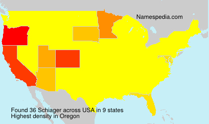 Surname Schiager in USA Surname Schiager in USA