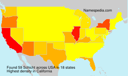 Surname Schicht in USA Surname Schicht in USA