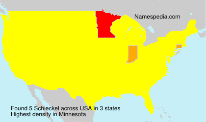 Surname Schieckel in USA Surname Schieckel in USA