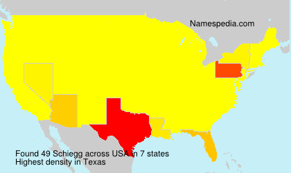 Surname Schiegg in USA Surname Schiegg in USA