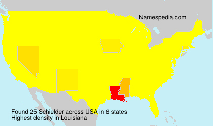 Surname Schielder in USA Surname Schielder in USA