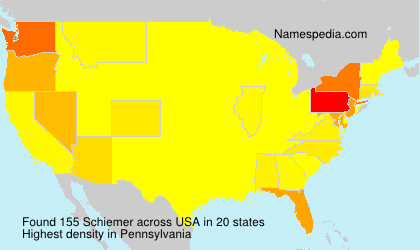 Surname Schiemer in USA Surname Schiemer in USA
