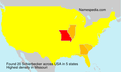 Surname Schierbecker in USA Surname Schierbecker in USA