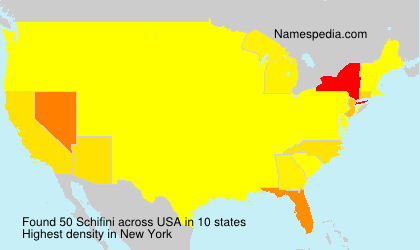 Surname Schifini in USA Surname Schifini in USA