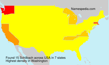 Surname Schilbach in USA Surname Schilbach in USA