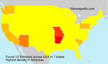 Surname Schilders in USA Surname Schilders in USA