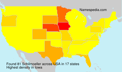 Surname Schilmoeller in USA Surname Schilmoeller in USA
