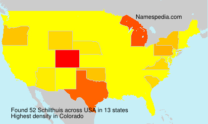Surname Schilthuis in USA Surname Schilthuis in USA