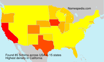 Surname Schima in USA Surname Schima in USA