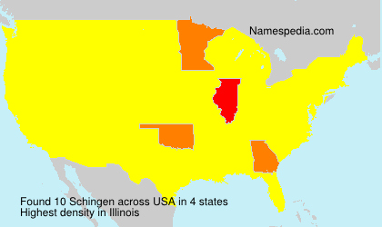 Surname Schingen in USA Surname Schingen in USA
