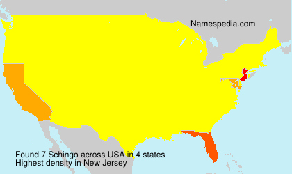 Surname Schingo in USA Surname Schingo in USA