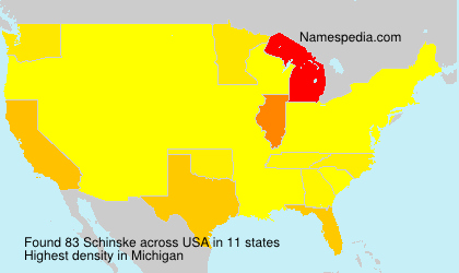 Surname Schinske in USA Surname Schinske in USA