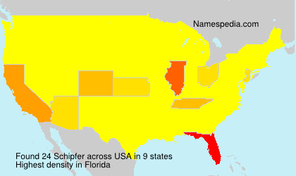 Surname Schipfer in USA