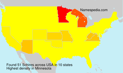 Surname Schires in USA Surname Schires in USA