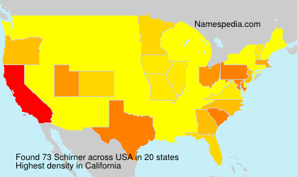Surname Schirner in USA Surname Schirner in USA
