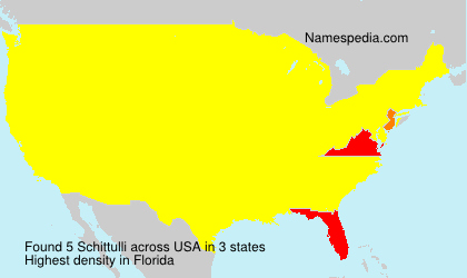 Surname Schittulli in USA Surname Schittulli in USA