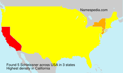 Surname Schleissner in USA Surname Schleissner in USA