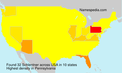 Surname Schlentner in USA Surname Schlentner in USA