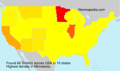 Surname Schletz in USA Surname Schletz in USA