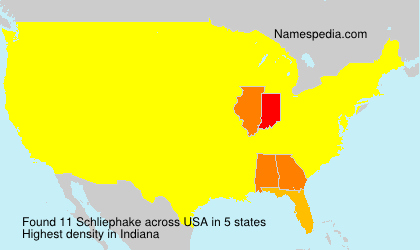 Surname Schliephake in USA Surname Schliephake in USA