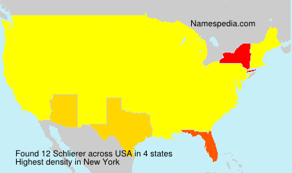 Surname Schlierer in USA Surname Schlierer in USA