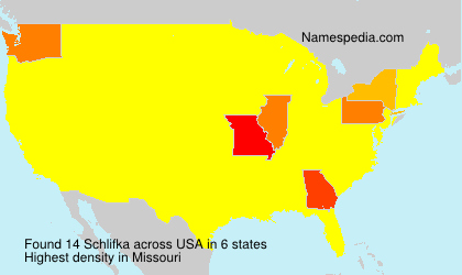 Surname Schlifka in USA Surname Schlifka in USA