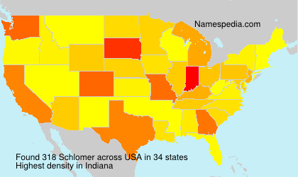 Surname Schlomer in USA Surname Schlomer in USA