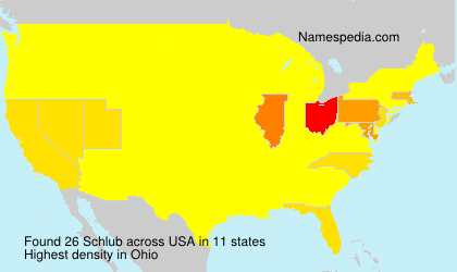 Surname Schlub in USA Surname Schlub in USA