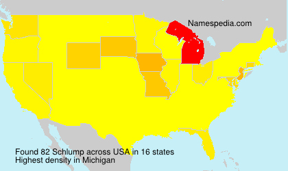 Surname Schlump in USA Surname Schlump in USA