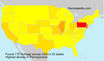 Surname Schlupp in USA Surname Schlupp in USA