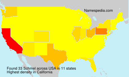 Surname Schmel in USA Surname Schmel in USA
