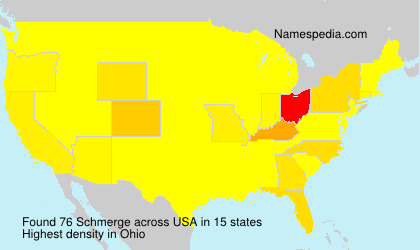 Surname Schmerge in USA Surname Schmerge in USA