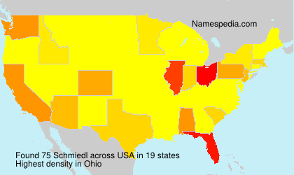 Surname Schmiedl in USA