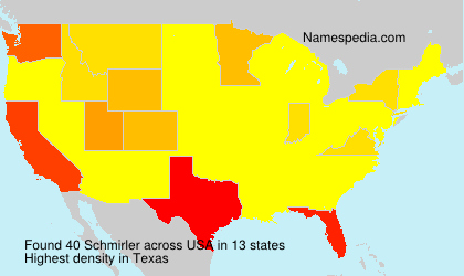 Surname Schmirler in USA