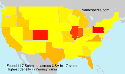 Surname Schmittel in USA Surname Schmittel in USA