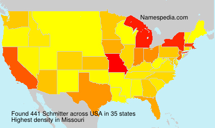 Surname Schmitter in USA Surname Schmitter in USA